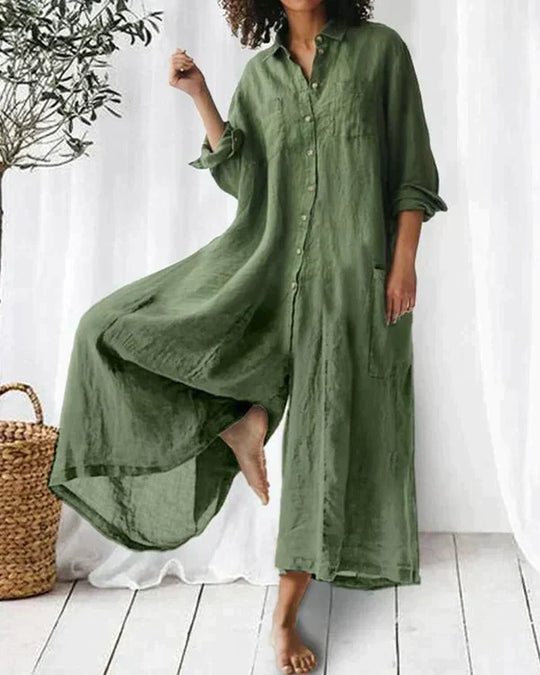 Linnen Jumpsuit voor Dames - Teuntje