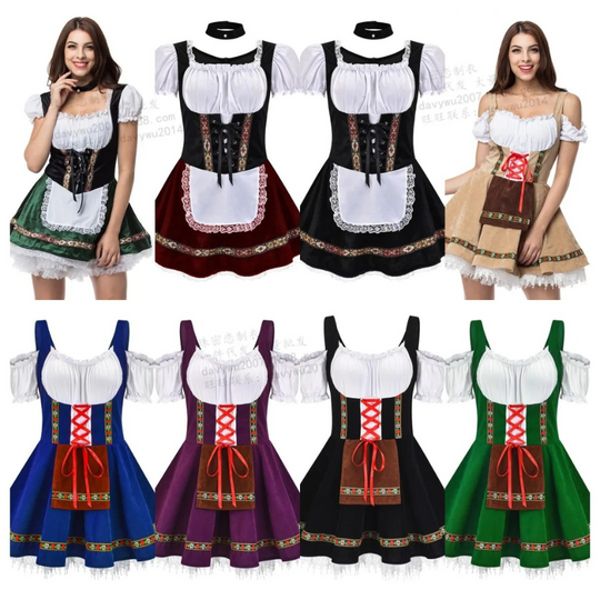 Dirndl Oktoberfest Jurk voor dames met borduursel - Margarette