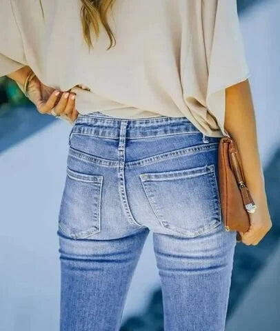 Vintage Jeans met Hoge Taille - Meike