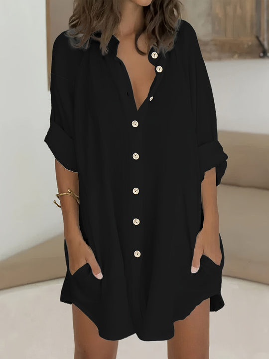 Oversized Casual Blouse voor Dames - Femke