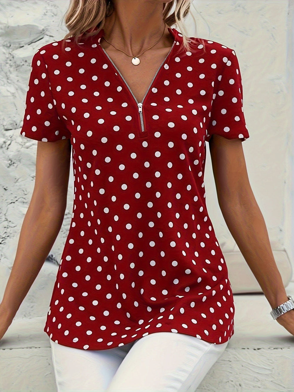 Polka Dot Blouse - Berdien