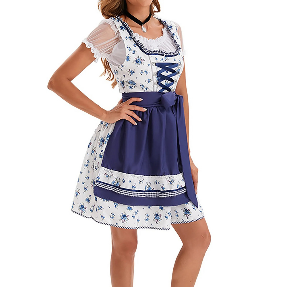 Dirndl Oktoberfest Jurk met Off-Shoulder Top - Sofie