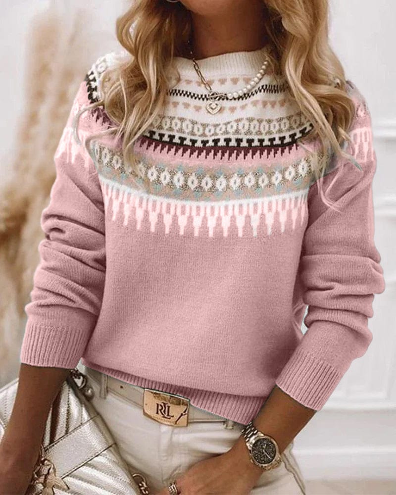 Gedrukt Sweater met Lange Mouwen - Vanessa