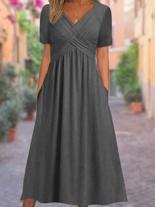 V-neck summer dress - Marijke