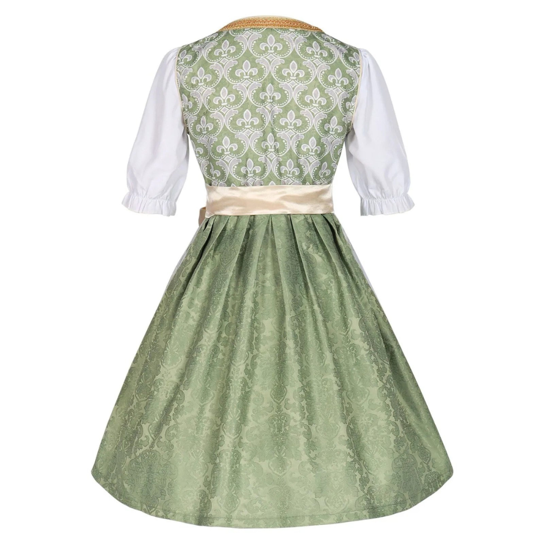 Groen Dames Oktoberfest Dirndl Jurk - Tina