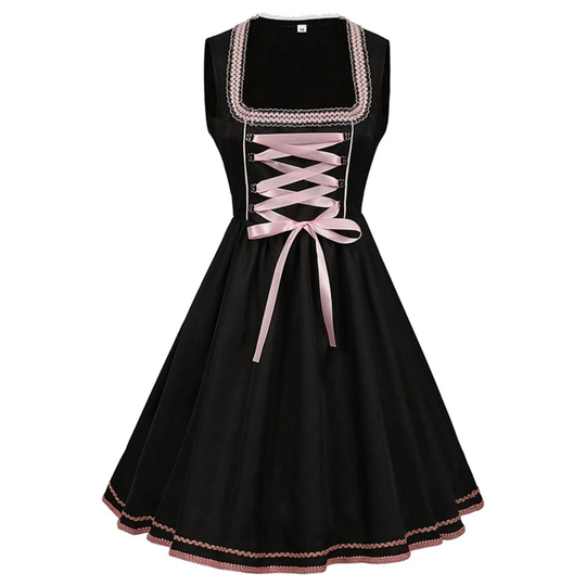 Zwarte Oktoberfest dirndl jurk - Trisha