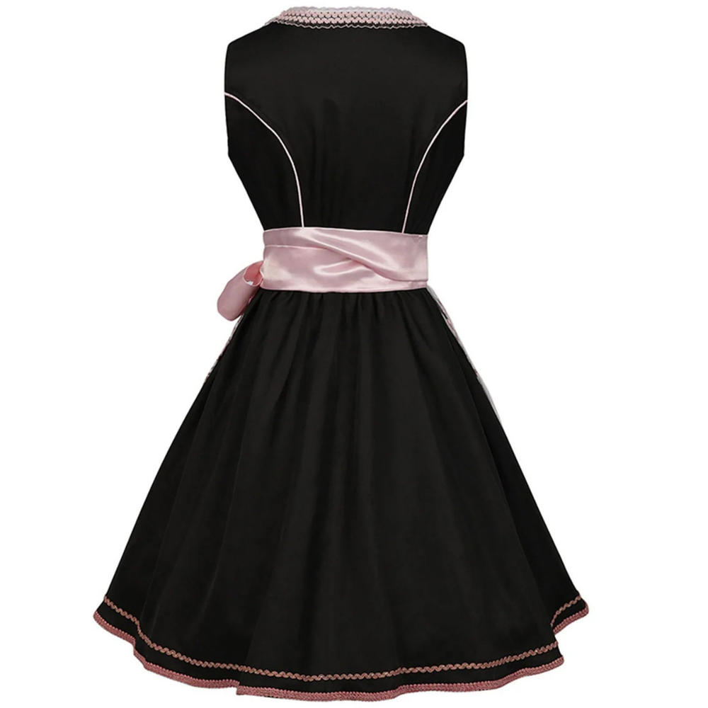 Zwarte Oktoberfest dirndl jurk - Trisha