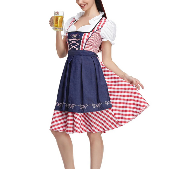 Dirndl Damesjurk met Ruches - Denice