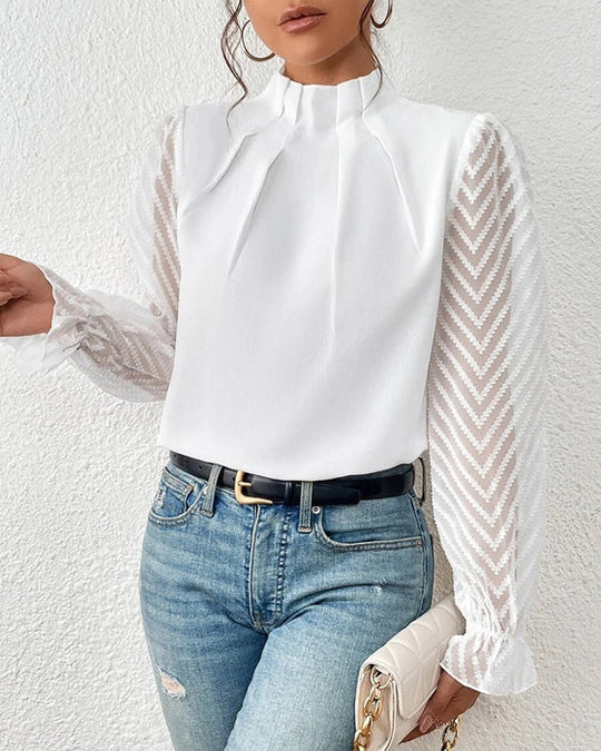 Blouse met lange mouwen  - Dineke