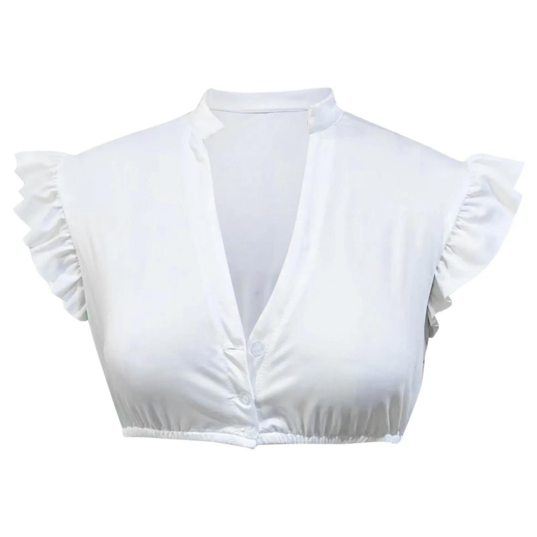 Witte dirndl blouse voor dames - Talia