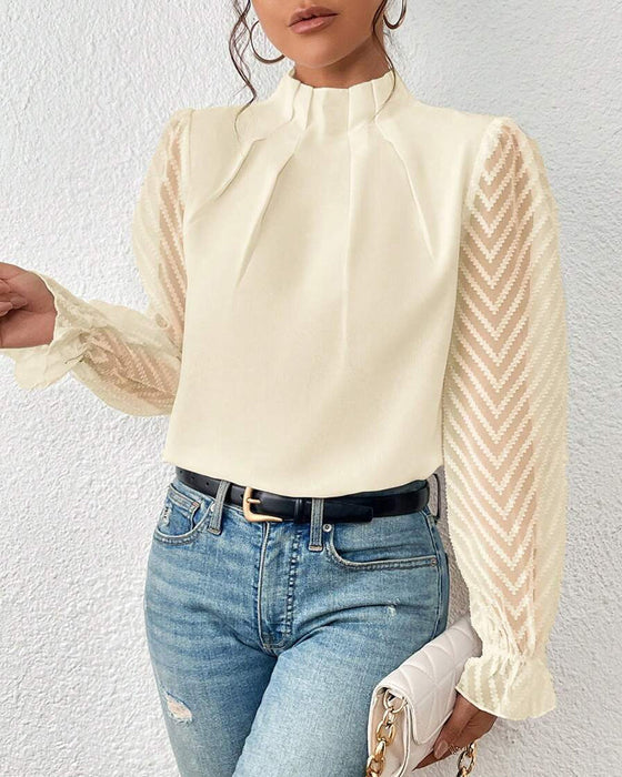 Blouse met lange mouwen  - Dineke