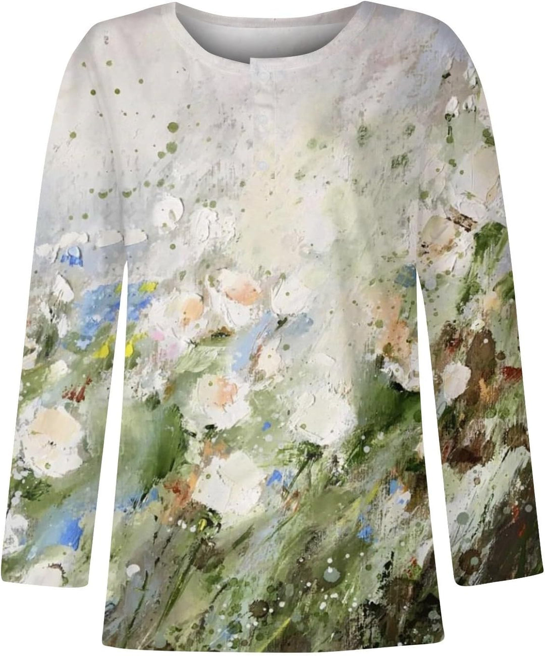 Casual T-shirt met bloemenprint - Loïs