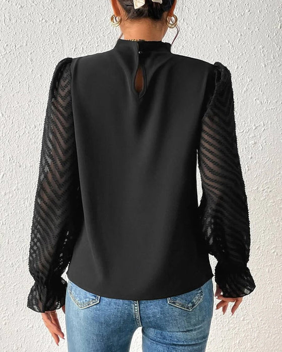 Blouse met lange mouwen  - Dineke