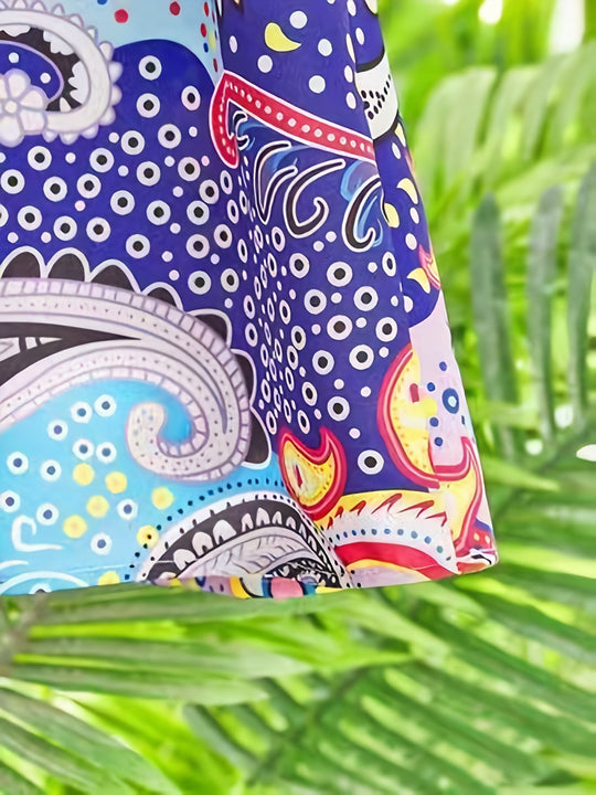 Gelaagde Jurk met Paisley Print - Maud