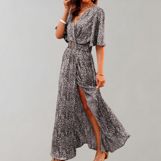 Dames Maxi Wikkel Zomerjurk - Romy