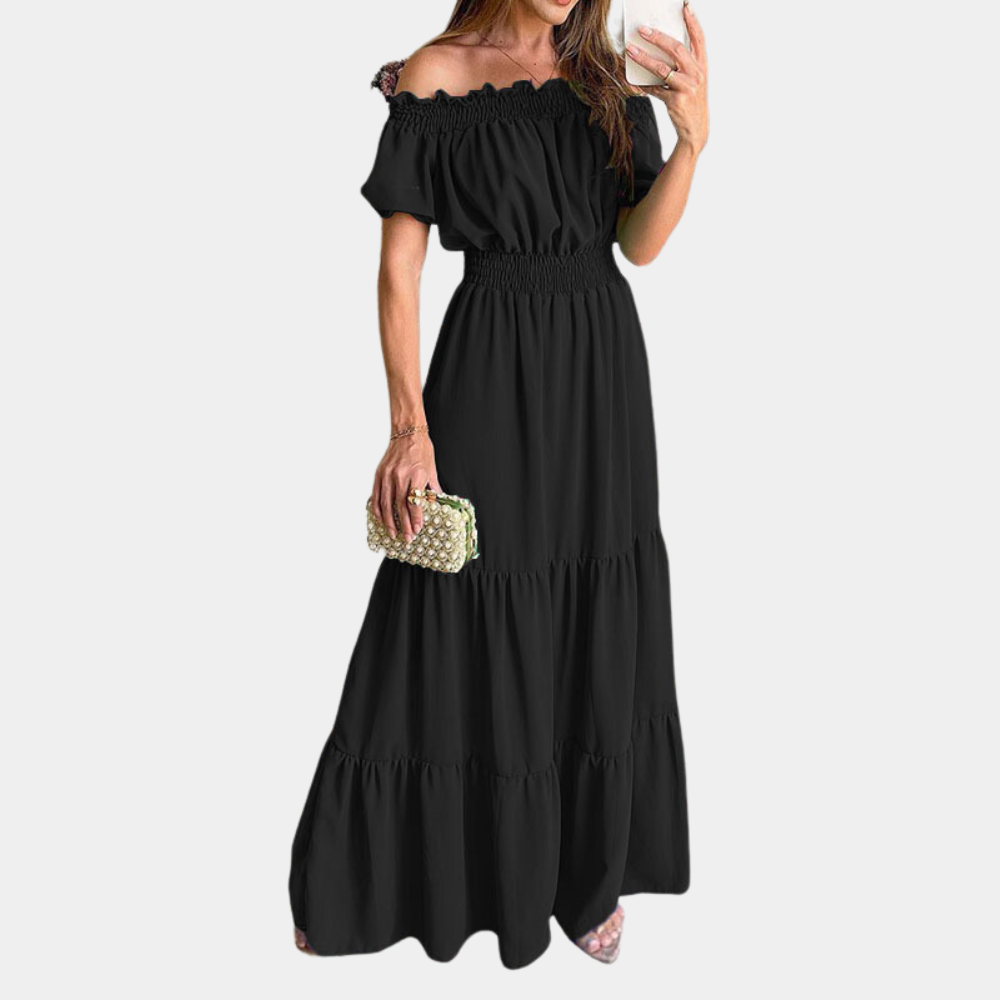 Off Shoulder Maxi Jurk - Veronica