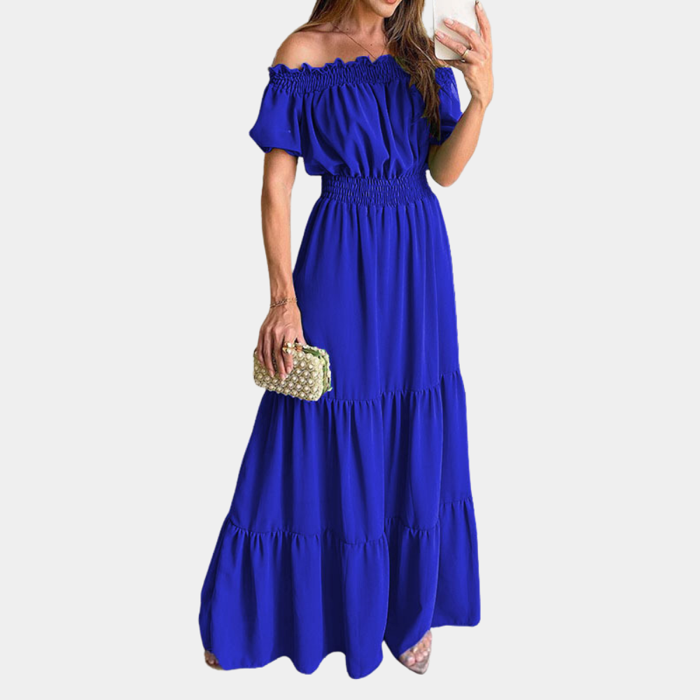 Off Shoulder Maxi Jurk - Veronica