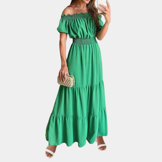 Off Shoulder Maxi Jurk - Veronica