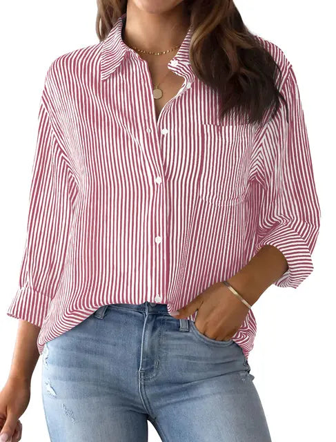 Knopfleiste Blouse - Andrea