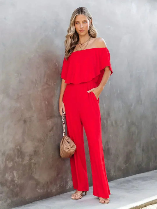 Jumpsuit zonder schouders - Marilou