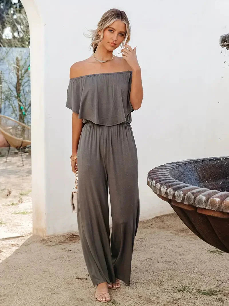 Jumpsuit zonder schouders - Marilou