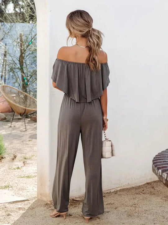 Jumpsuit zonder schouders - Marilou