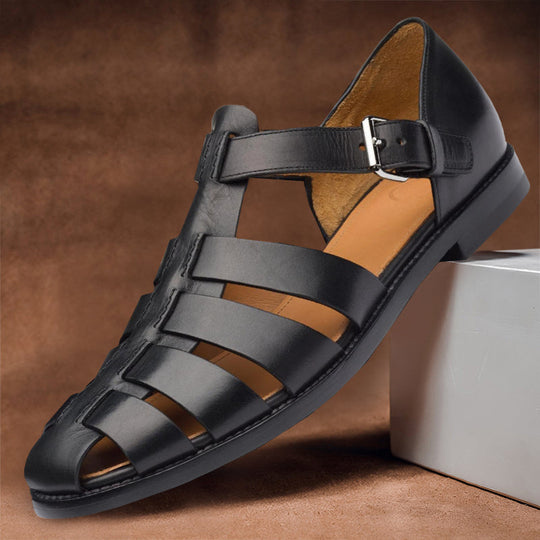 Leren sandalen voor heren - Cas