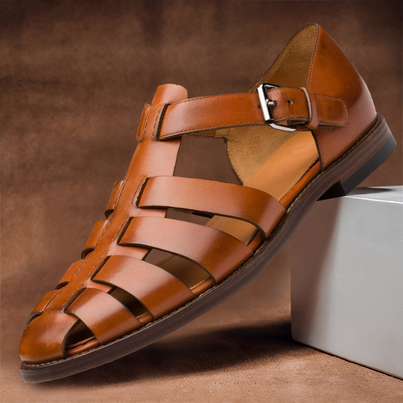 Leren sandalen voor heren - Cas