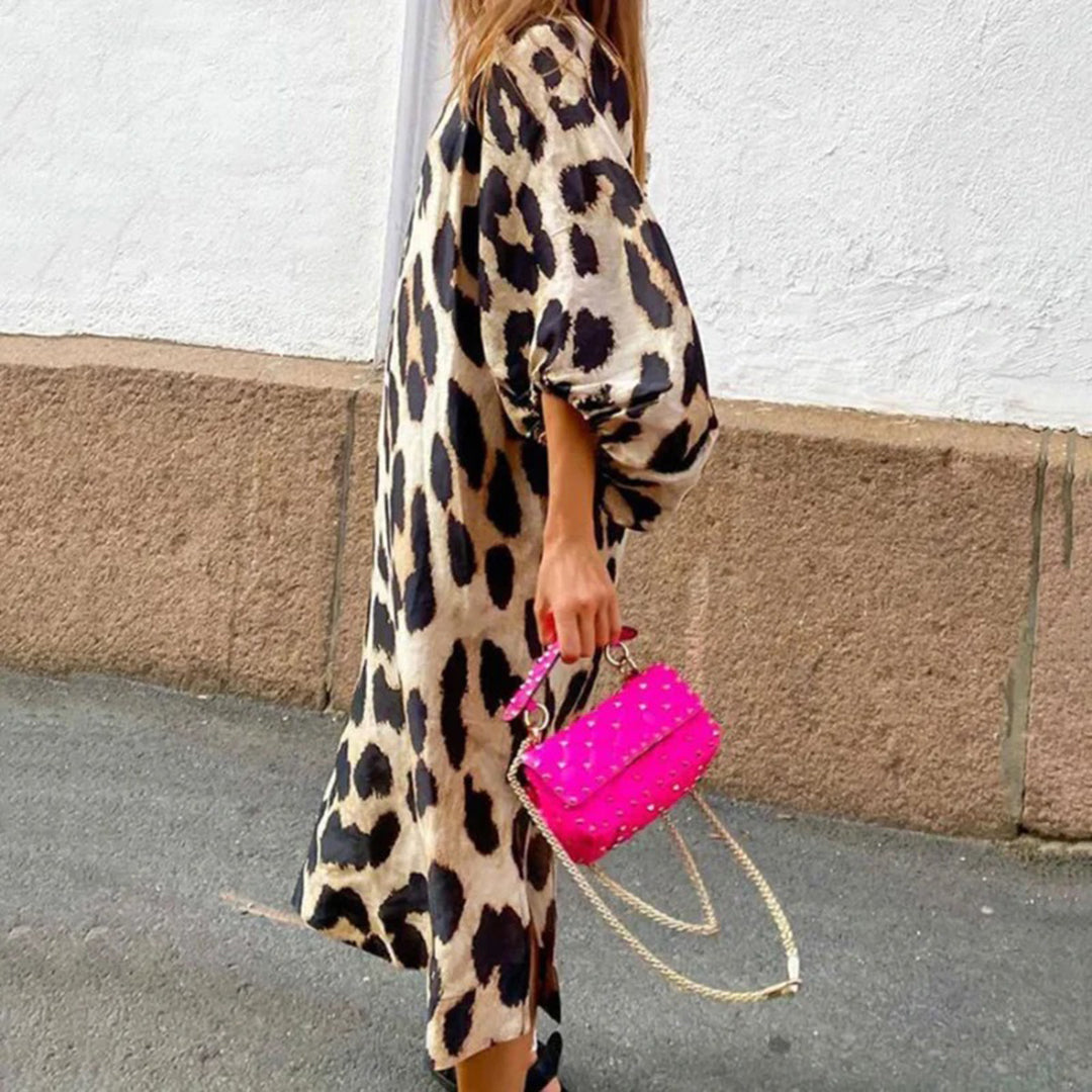 Leopard Print Jurk - Veronica