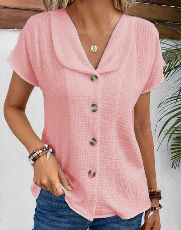 Knoopsluiting Blouse - Willeke