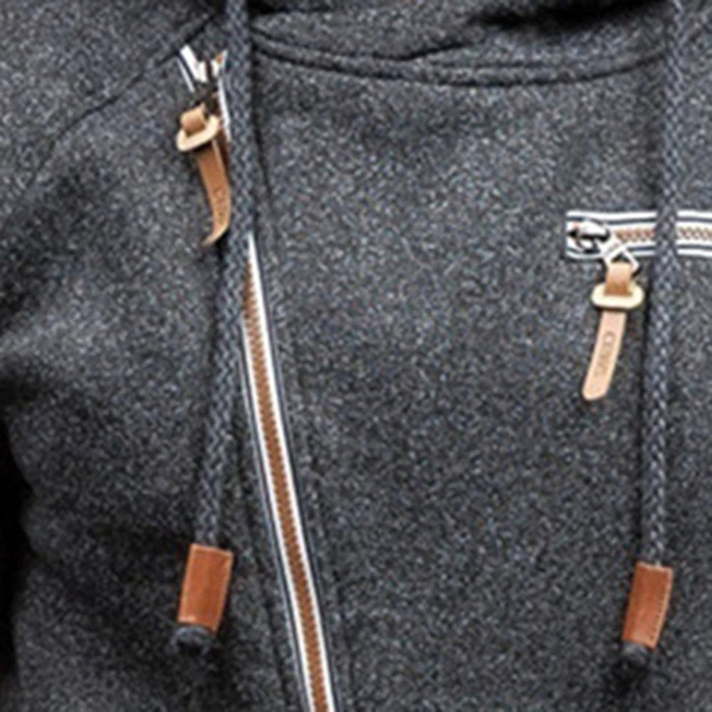 Casual Hoodie met Ritssluiting voor Mannen - Liam