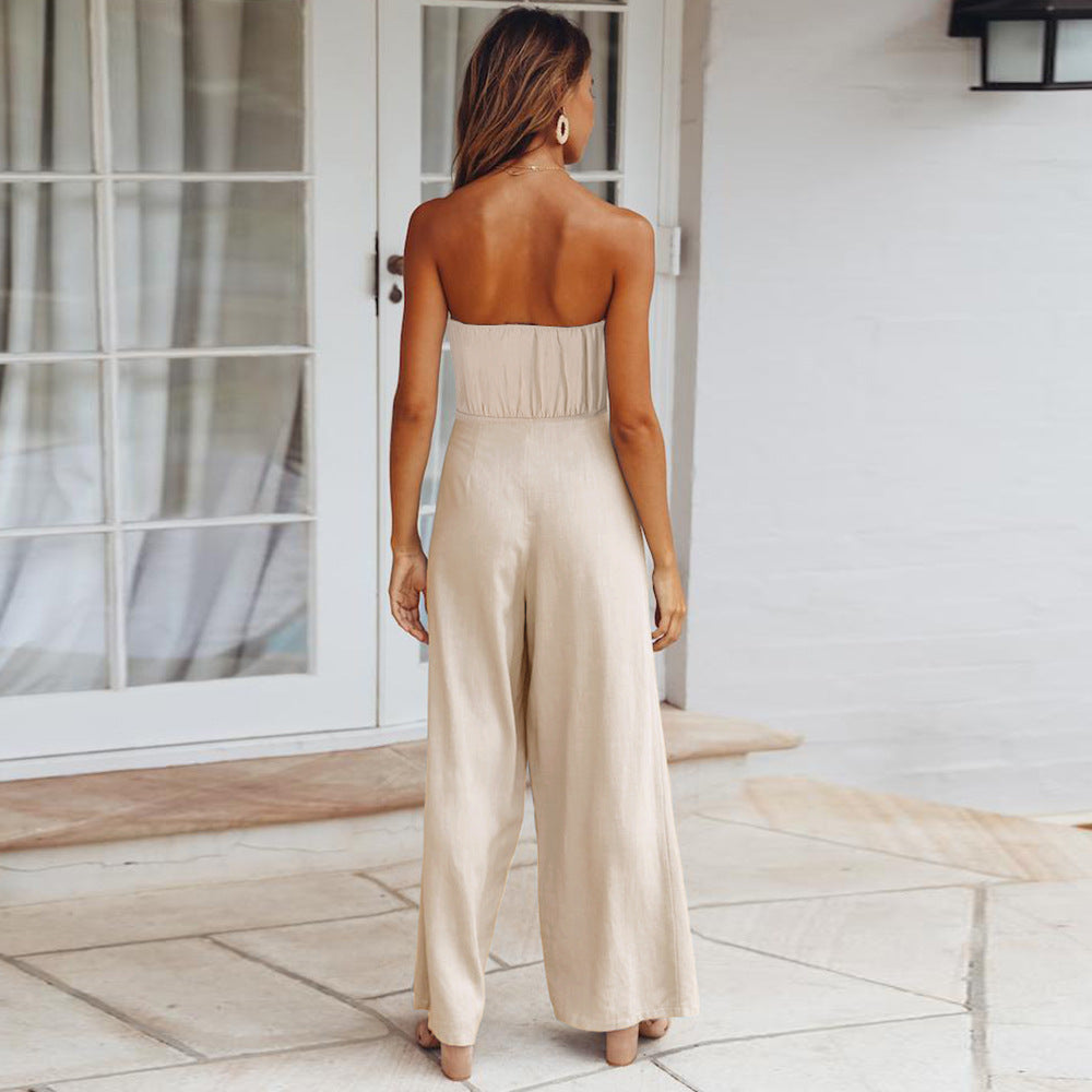 Off Shoulder Jumpsuit for Women - Aline