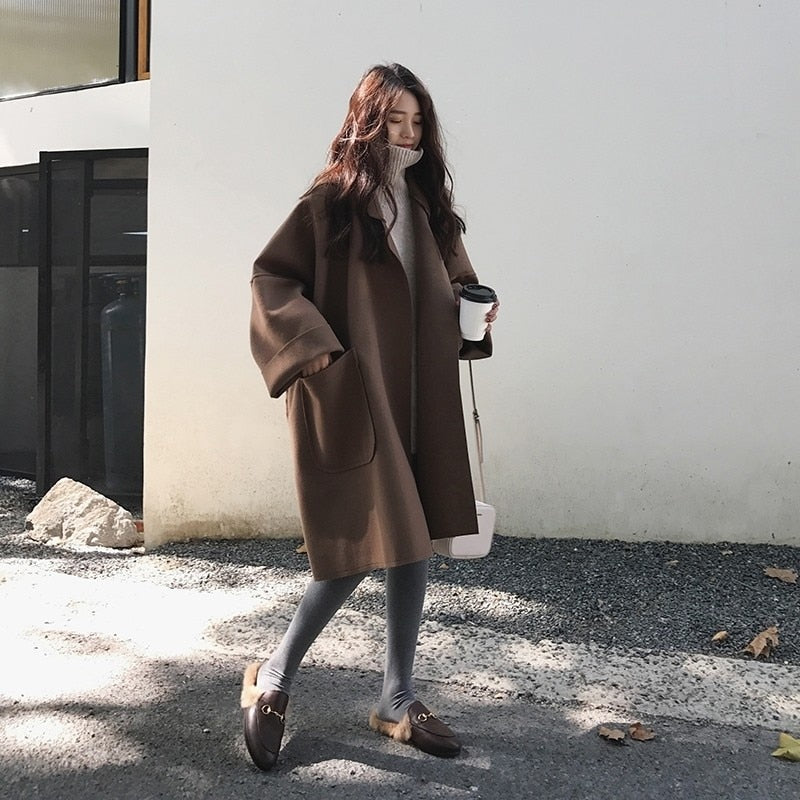 Elegante Wol Trenchcoat - Anniina