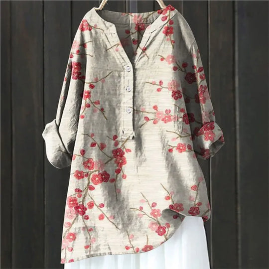 Elegante Blouse met Bloemenprint - Angela