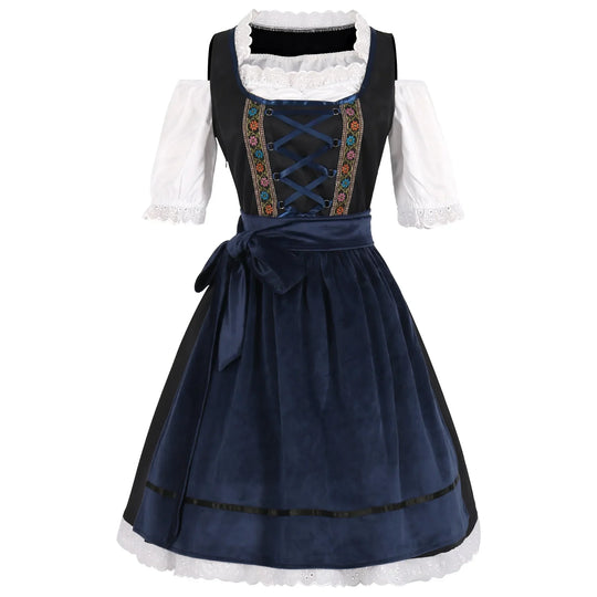 Oktoberfest Dirndl Off Shoulder Jurk - Imani