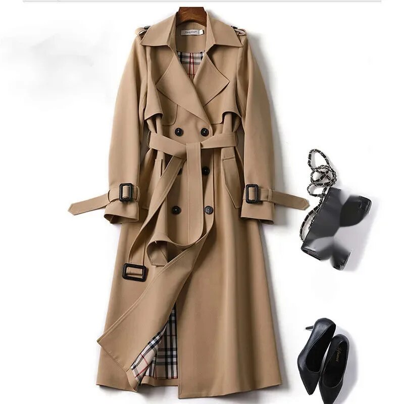 Trenchcoat met Capuchon voor Dames - Sietske