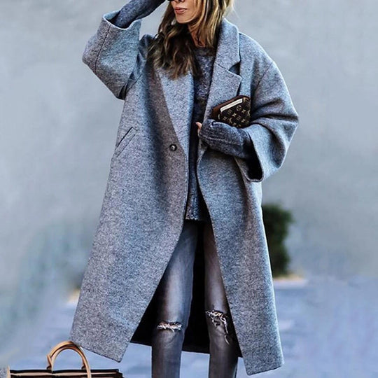 Oversized Wol Trenchcoat voor Dames - Anni