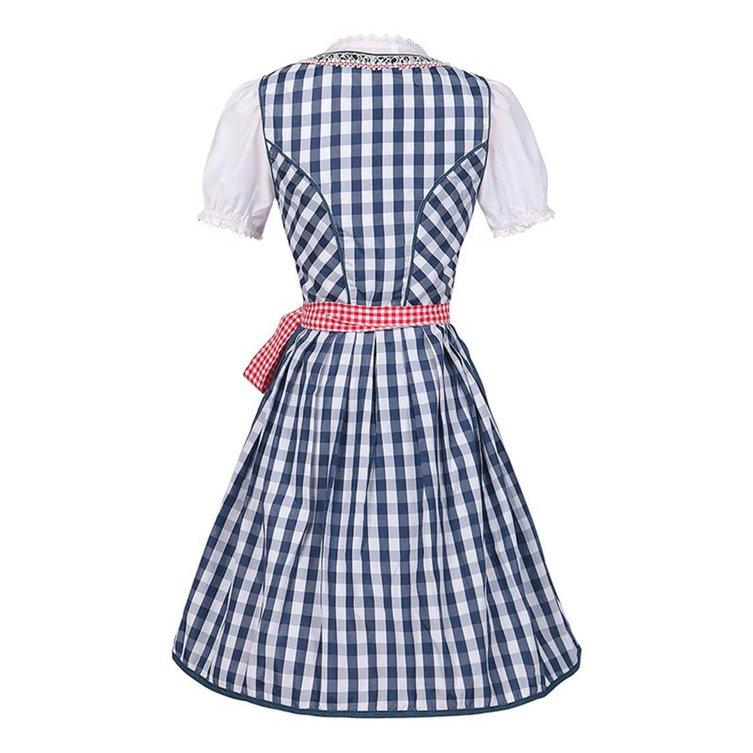 Oktoberfest Dirndlkleed met Vierkante Halslijn voor Dames - Pearl