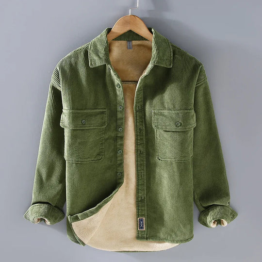 Corduroy Jas Met Fleece - Josiah