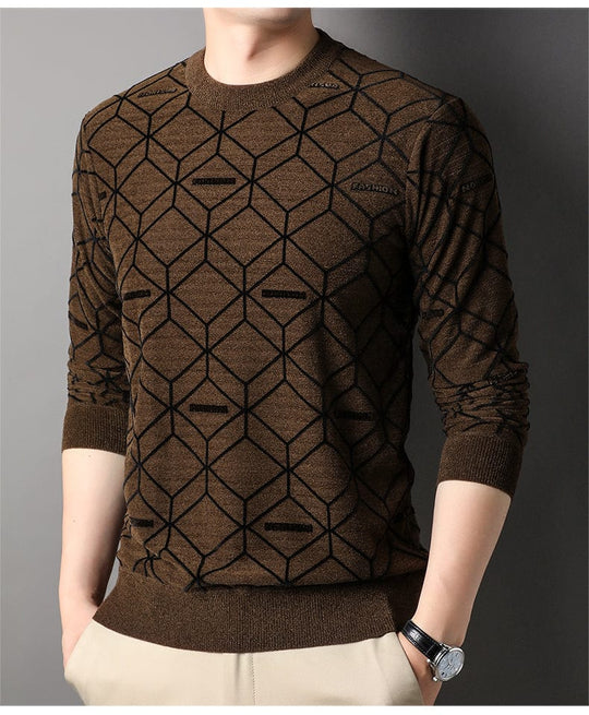 Klassieke Slim Fit Sweater voor heren - Elmo