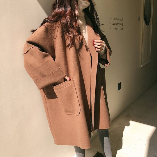 Elegante Wol Trenchcoat - Anniina