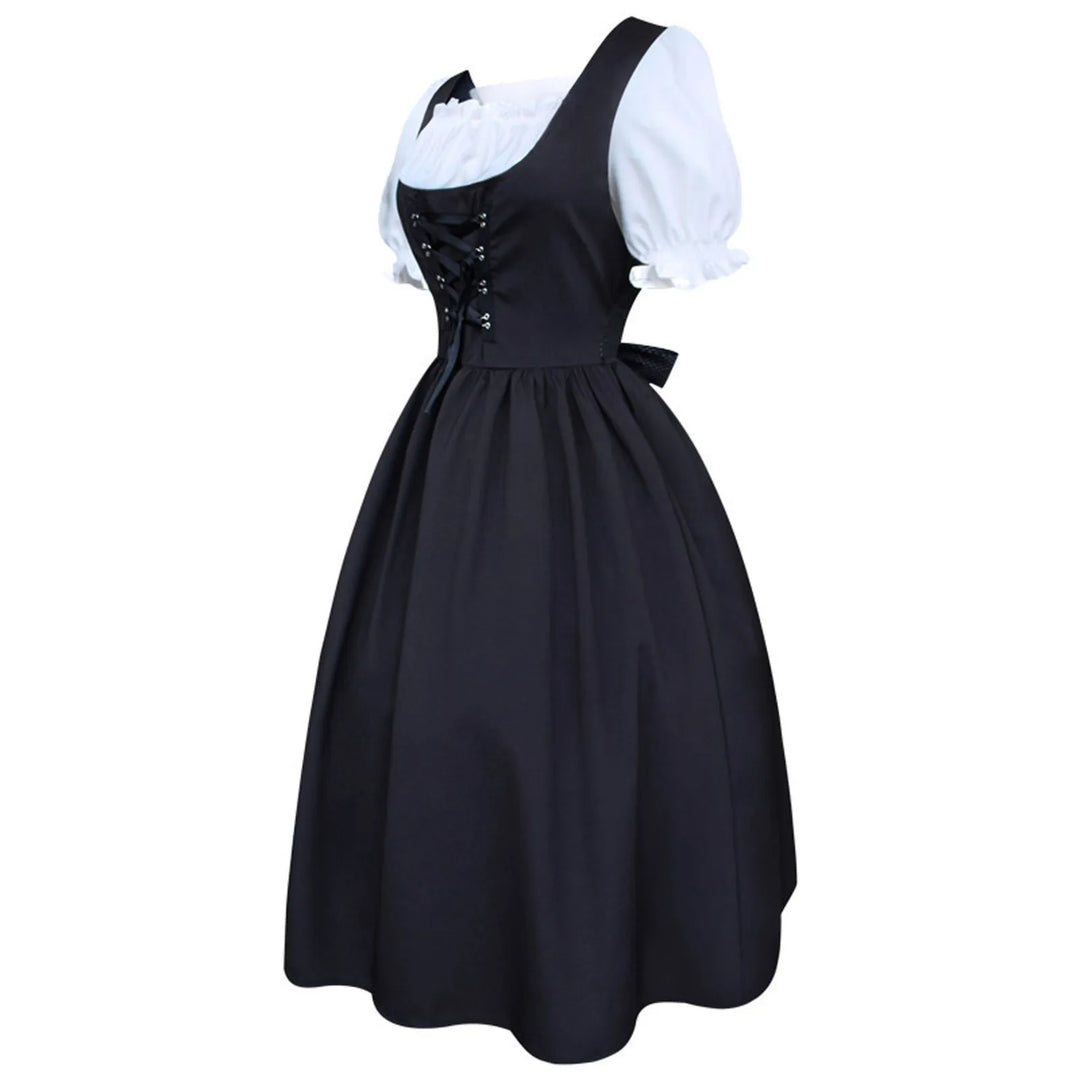 Oktoberfest Dirndl Jurk met Pofmouwen - Unity