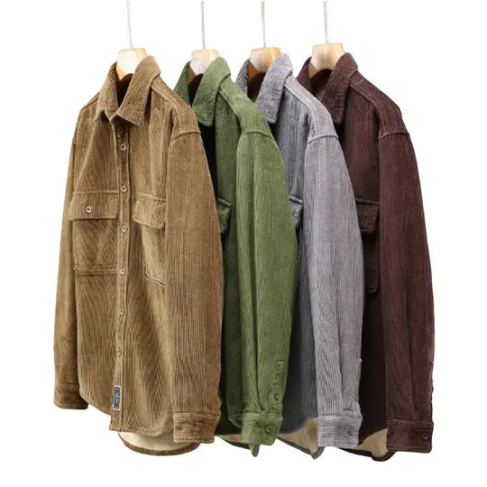 Corduroy Jas Met Fleece - Josiah