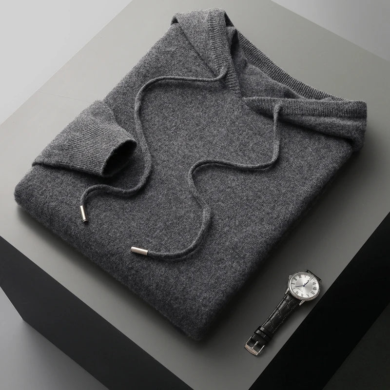 Merino Wol Hoodie - Morgan