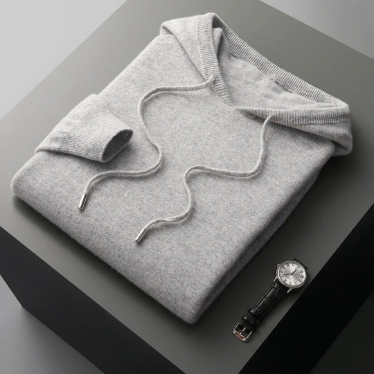 Merino Wol Hoodie - Morgan