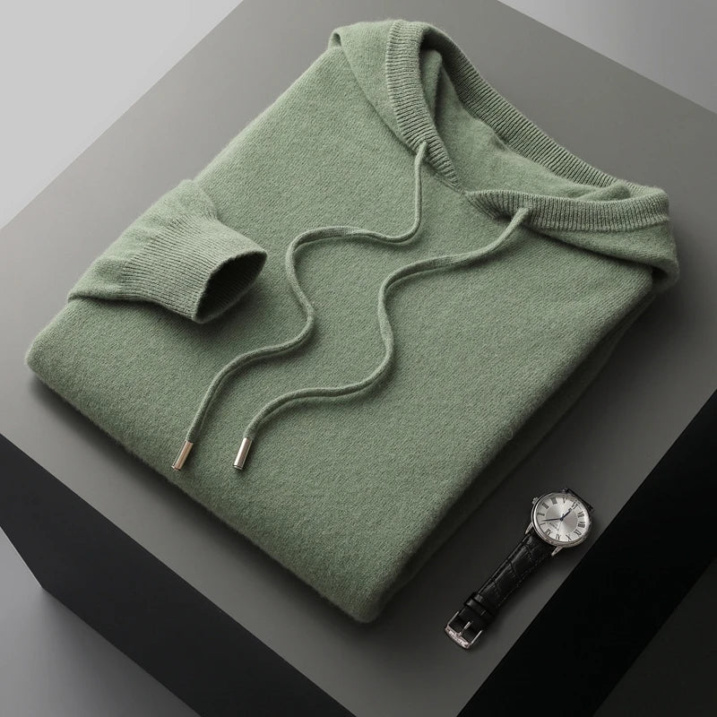 Merino Wol Hoodie - Morgan