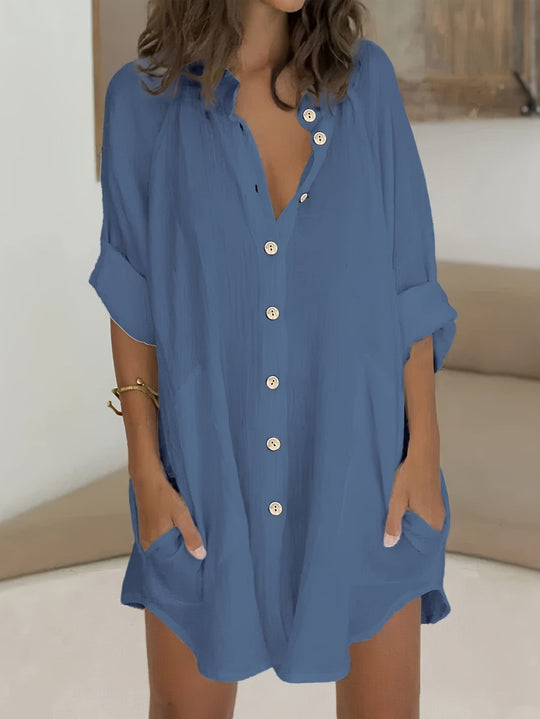 Oversized Casual Blouse voor Dames - Femke