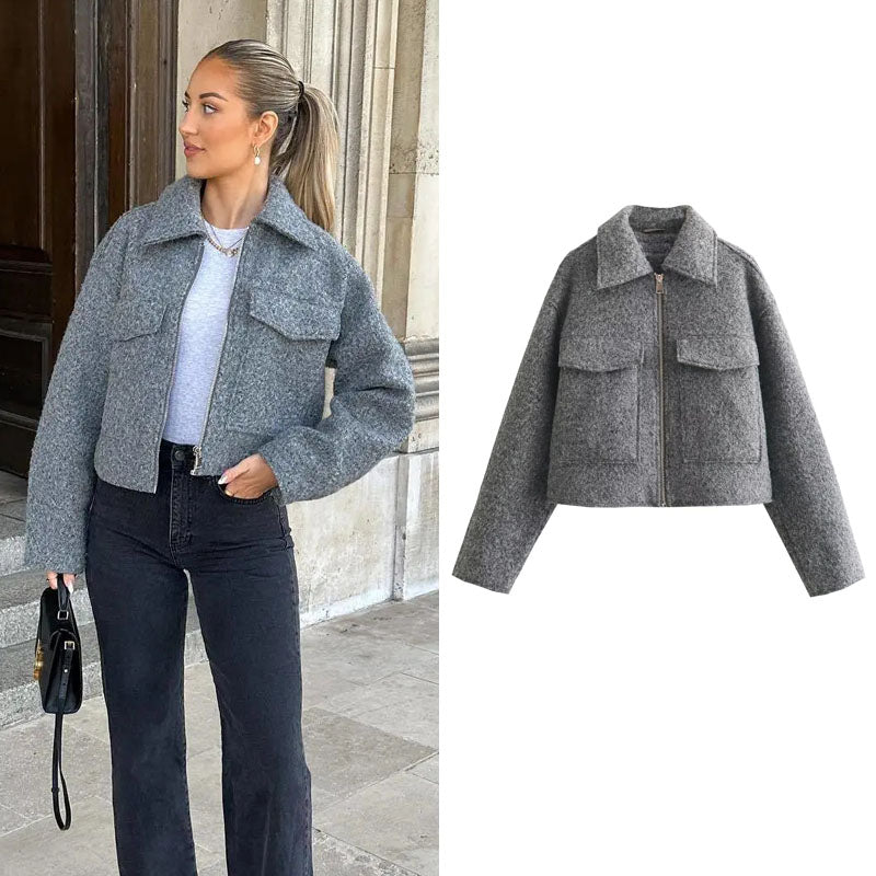 Cropped Coat - Lindsey