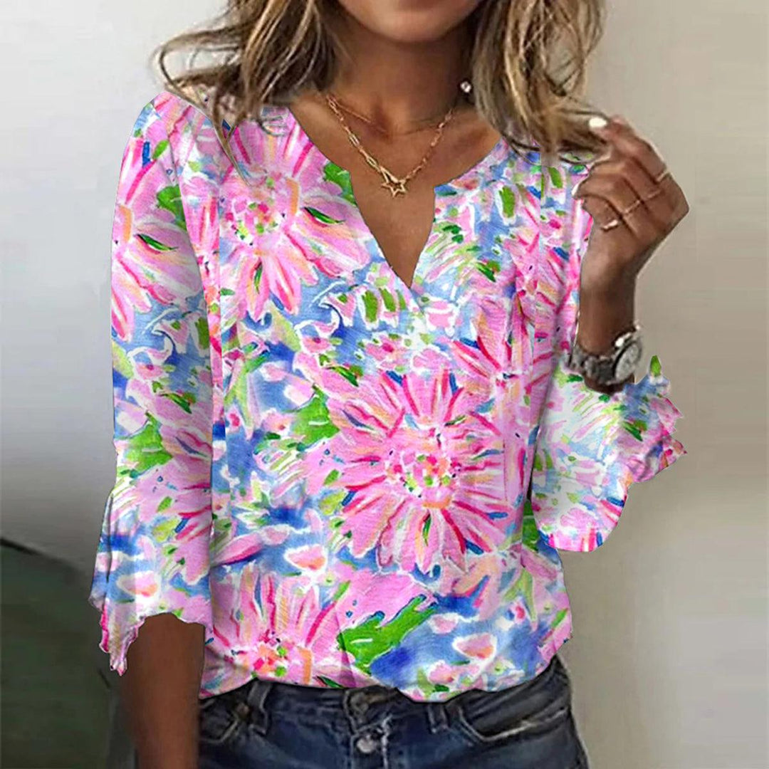 Bloemenprint Blouse - Yfke