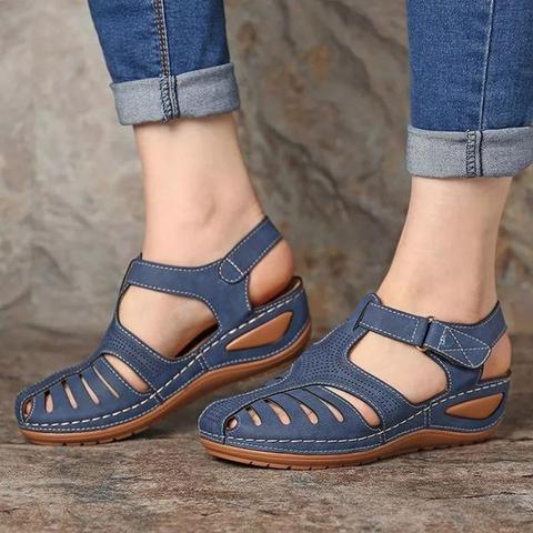 Zomerse Sandalen met Sleehak - Linde